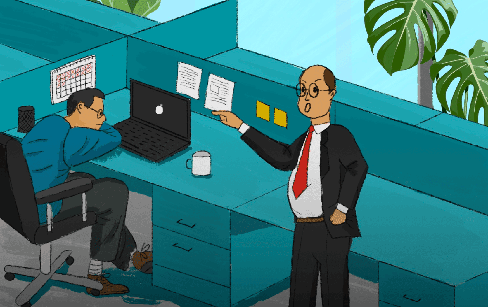 Токсик “ширээний мал” буюу ажлын байрны хортой харилцаа  - нийтлэлийн зураг