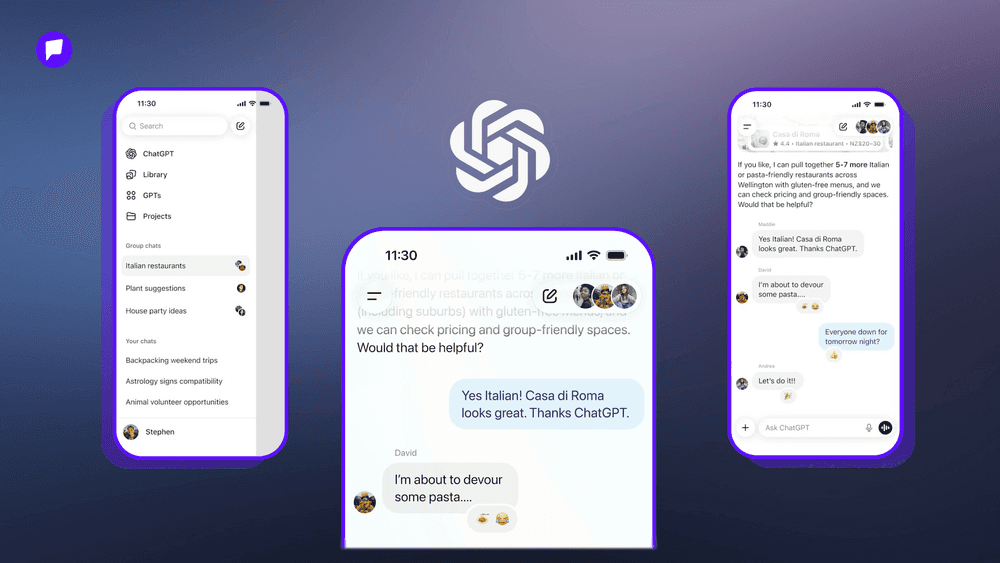 ChatGPT 20 хүртэлх хүн нэг дор ажиллах боломжтой групп чатын функцийг туршиж эхэлжээ - нийтлэлийн зураг