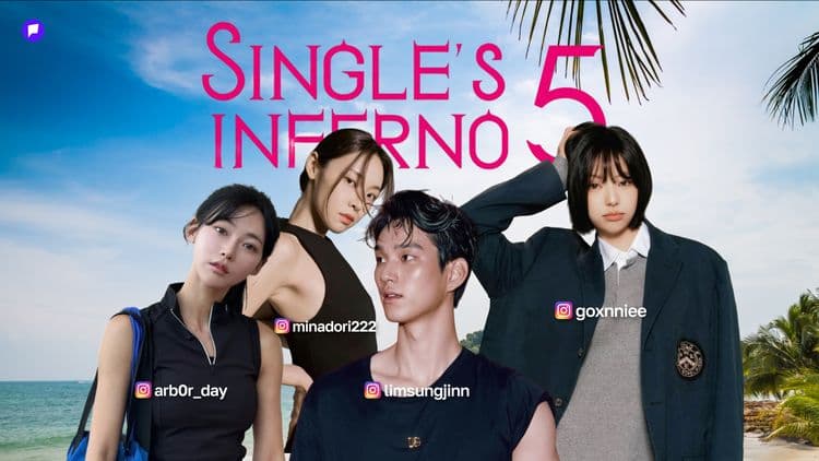 “Single’s Inferno” S5 шоуныхаа оролцогчдыг зарлалаа - эрэлттэй нийтлэлийн зураг
