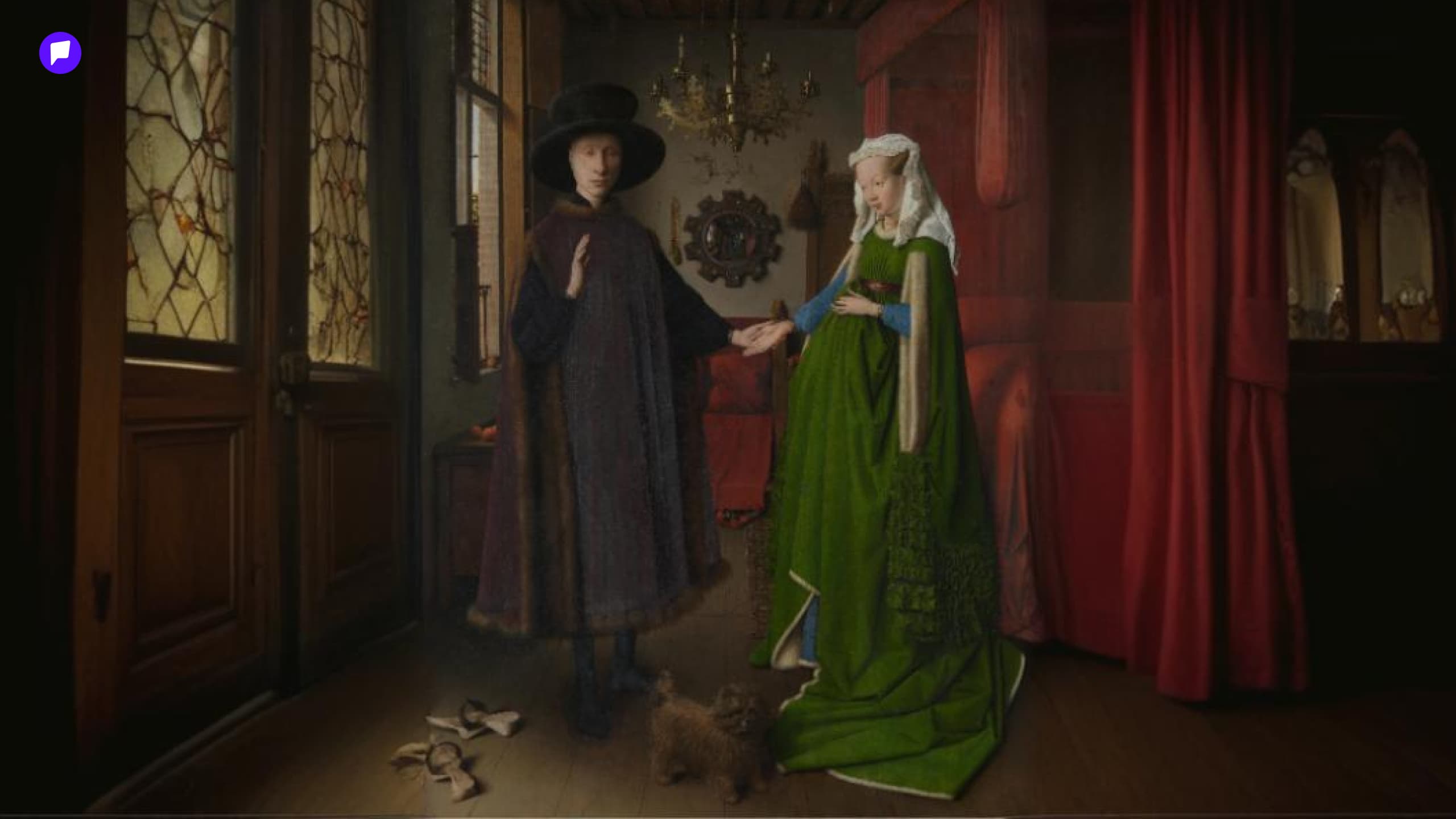 Урлагийн түүхийн нууцууд: Арнольфинийн хөргийг унших нь нийтлэлийн зураг