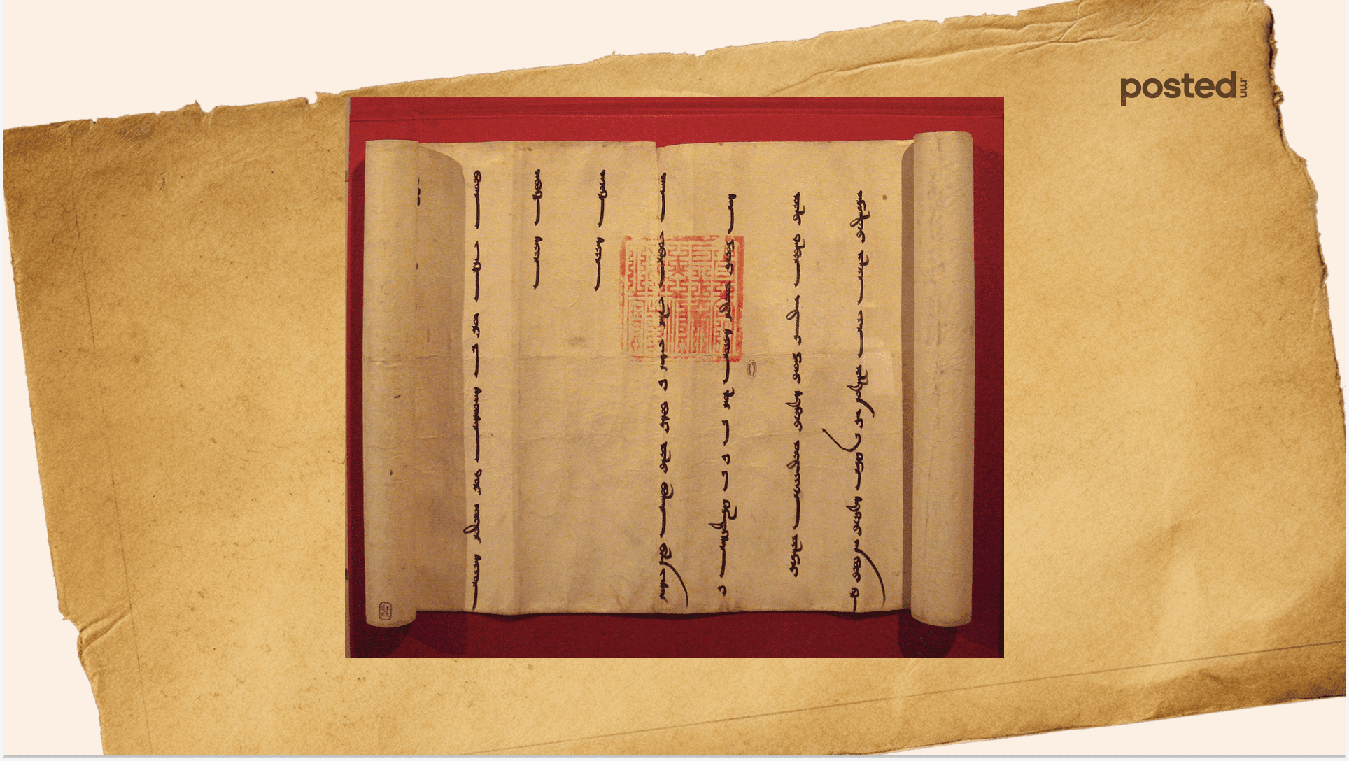 Монголын Эзэнт Гүрний үеийн чухал таван захидал нийтлэлийн зураг