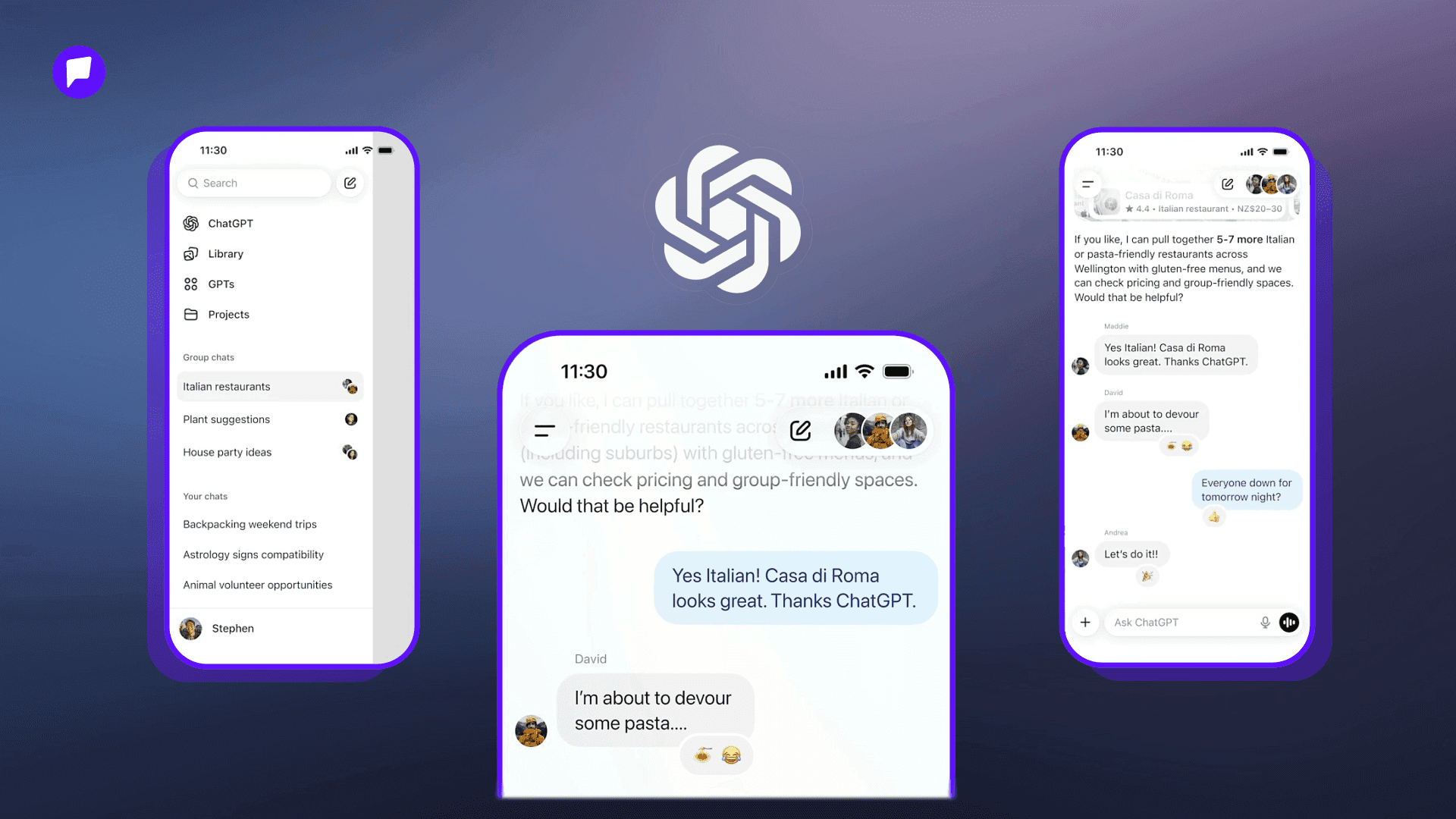 ChatGPT 20 хүртэлх хүн нэг дор ажиллах боломжтой групп чатын функцийг туршиж эхэлжээ - нийтлэлийн зураг