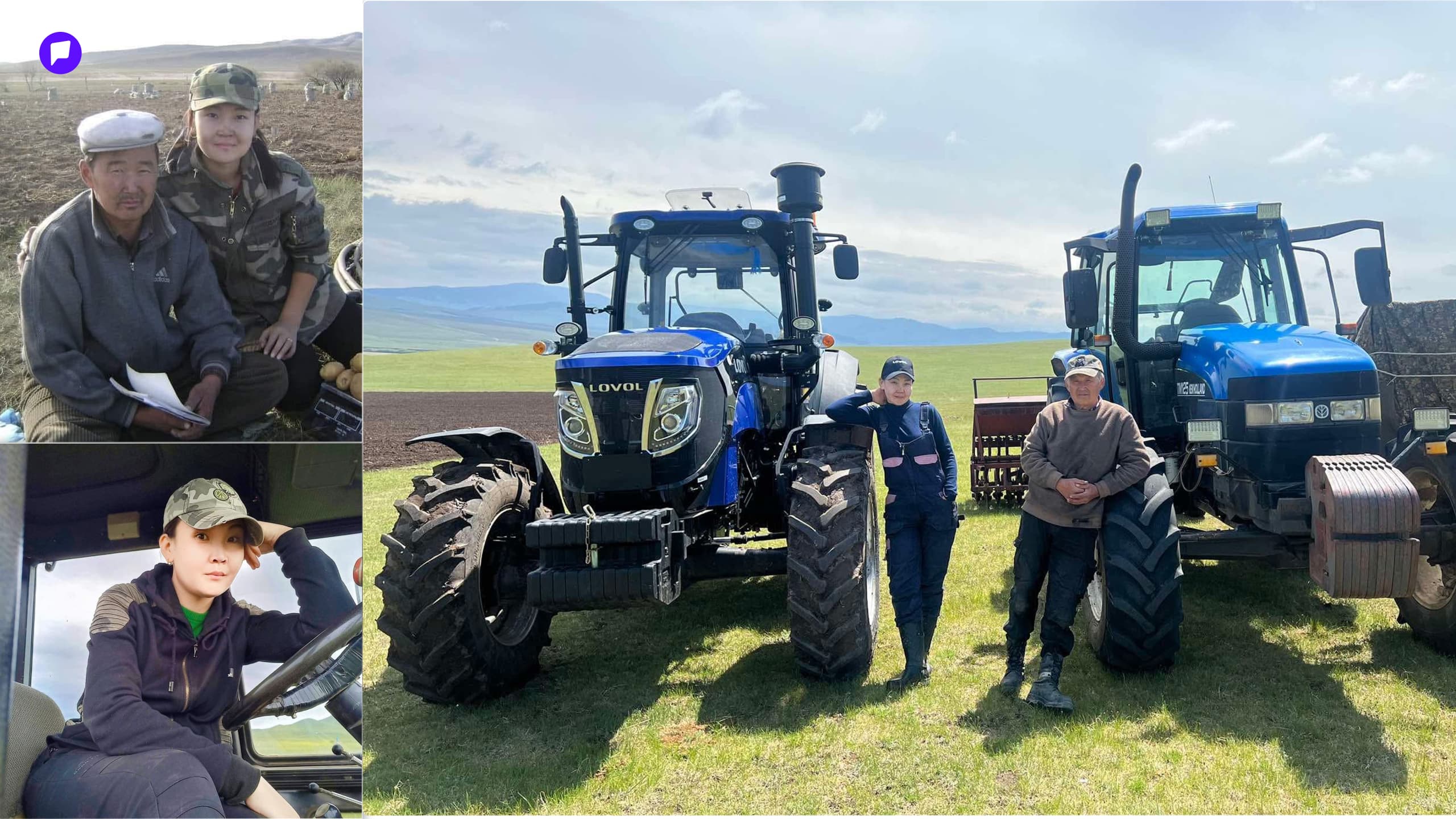 Б.Ундрах: Намайг дөрвөн чиргүүлтэй трактор жолооддог гэхээр хэн ч итгэдэггүй юм нийтлэлийн зураг