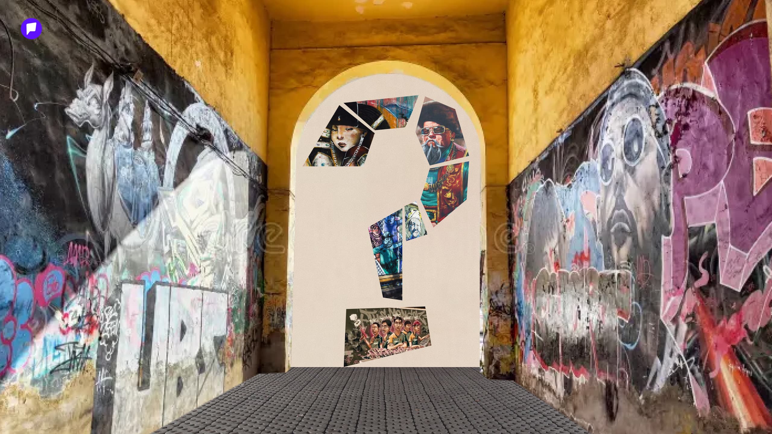 Хотын ханан дээр зурсан бүхэн урлаг мөн үү?