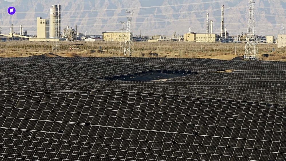 БНХАУ цөлжилттэй бүсдээ дэлхийн хамгийн том нарны цахилгаан станцыг байгуулжээ - нийтлэлийн зураг