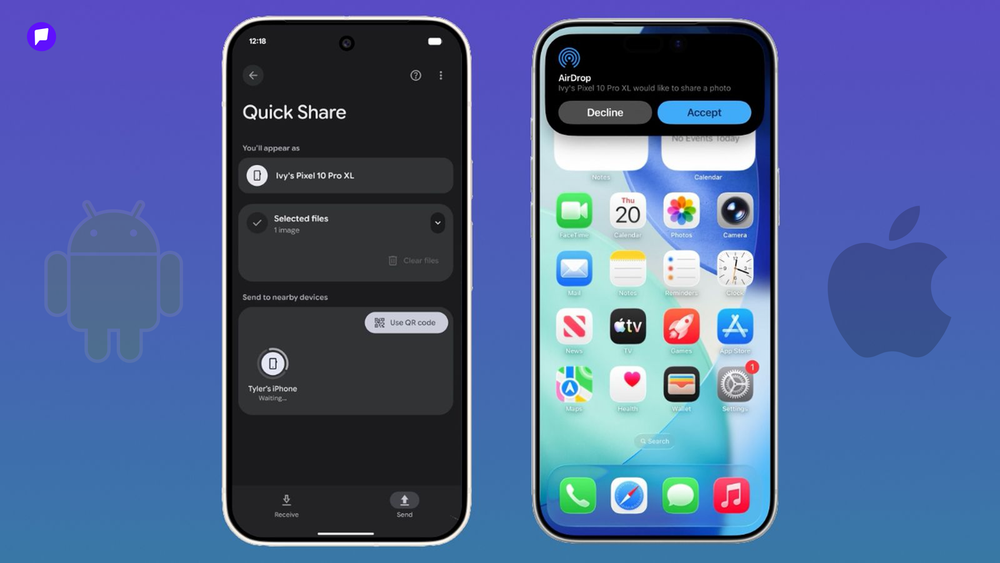 Iphone болон Android утас хэрэглэгчид хоорондоо файл дамжуулах боломжтой боллоо - нийтлэлийн зураг