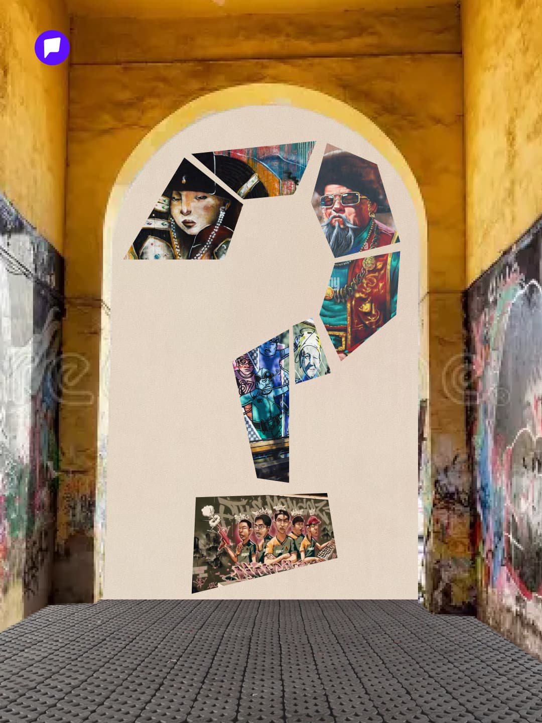 Хотын ханан дээр зурсан бүхэн урлаг мөн үү?