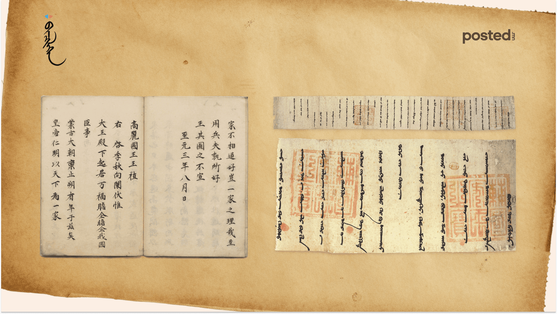 Монголын Эзэнт Гүрний үеийн чухал таван захидал - нийтлэлийн зураг