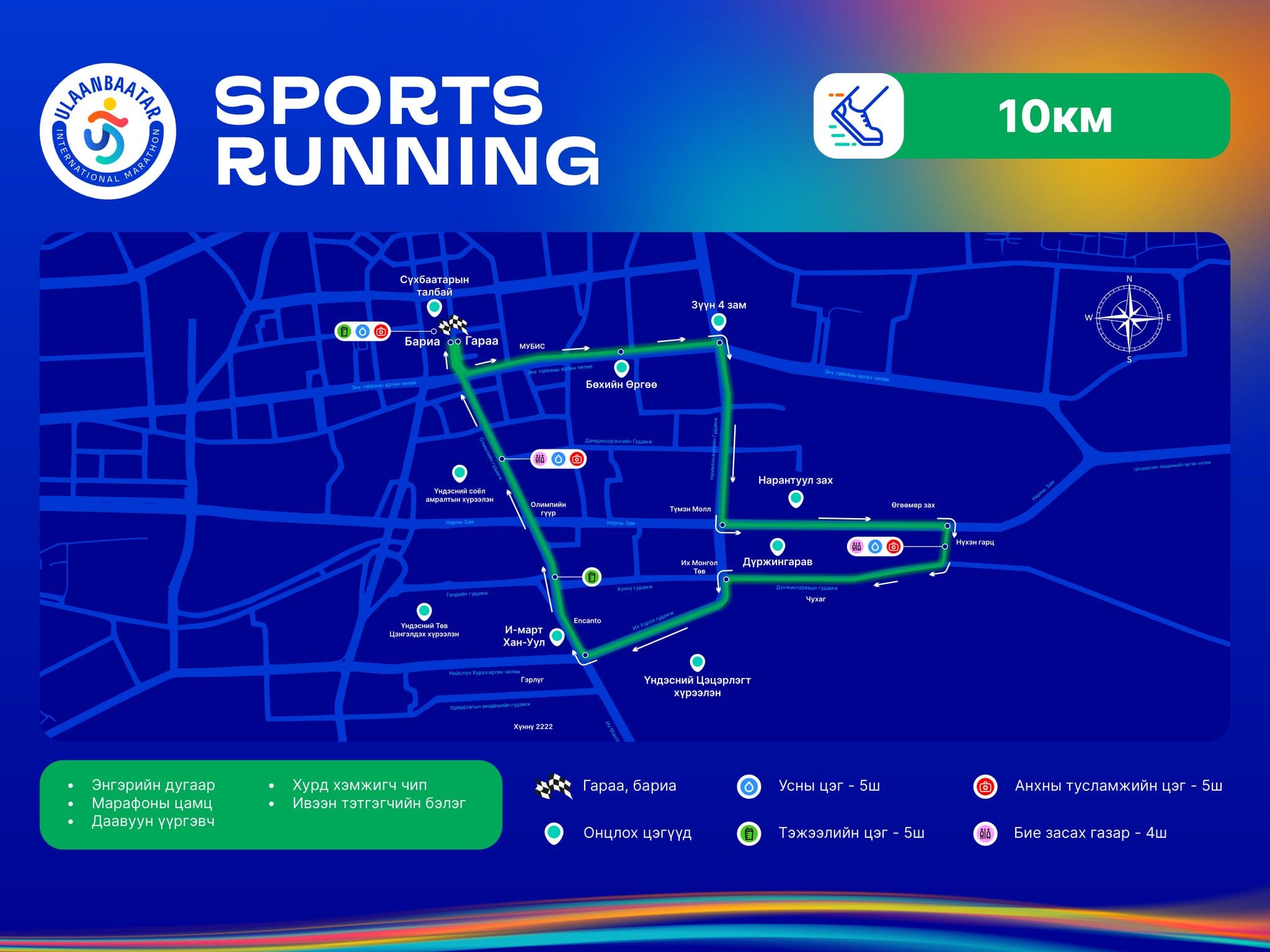 Улаанбаатар марафон олон улсын гүйлтийн гурван ангиллын маршрут зарлагдлаа нийтлэлийн зураг