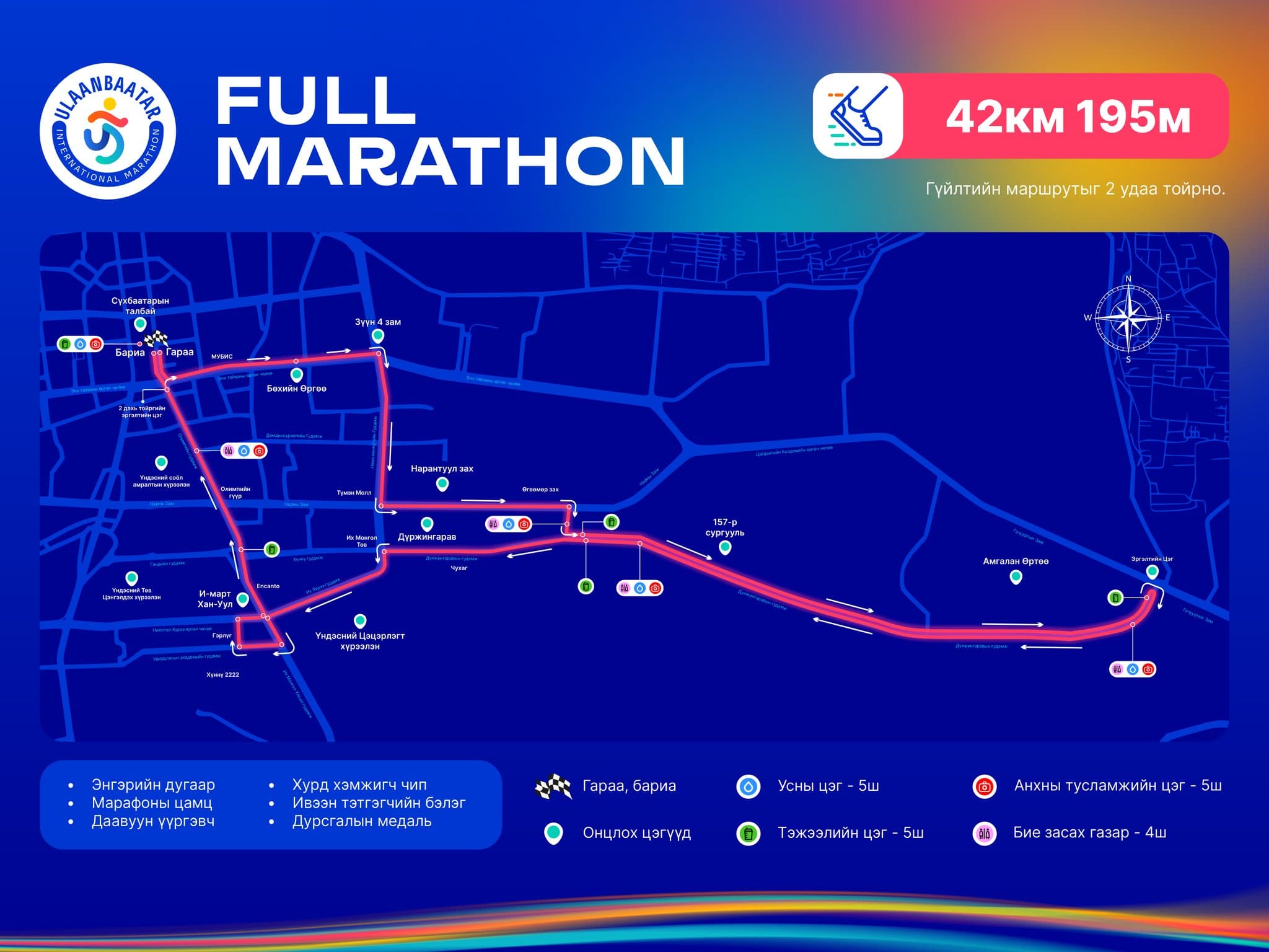 Улаанбаатар марафон олон улсын гүйлтийн гурван ангиллын маршрут зарлагдлаа нийтлэлийн зураг