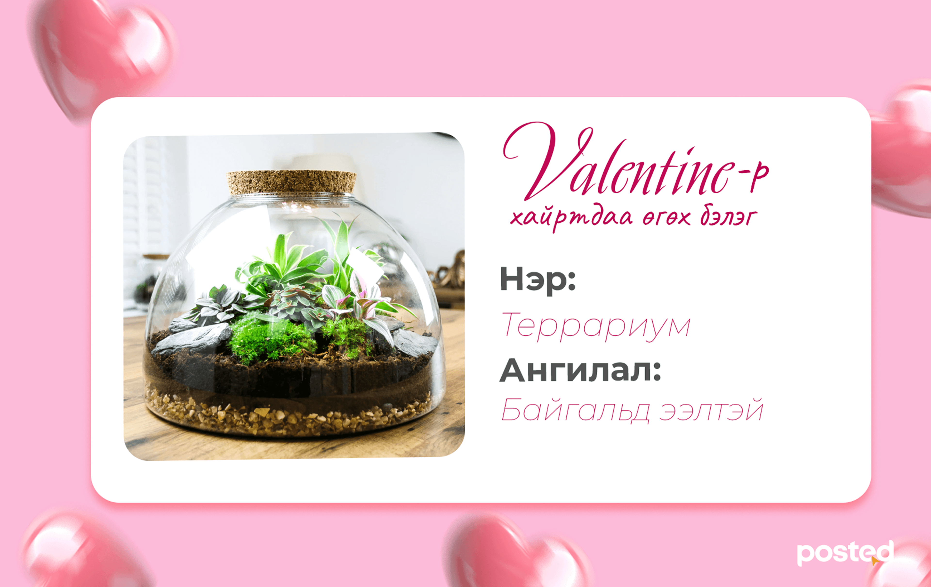 Валентинаар өгөх боломжтой эко бэлгүүд нийтлэлийн зураг