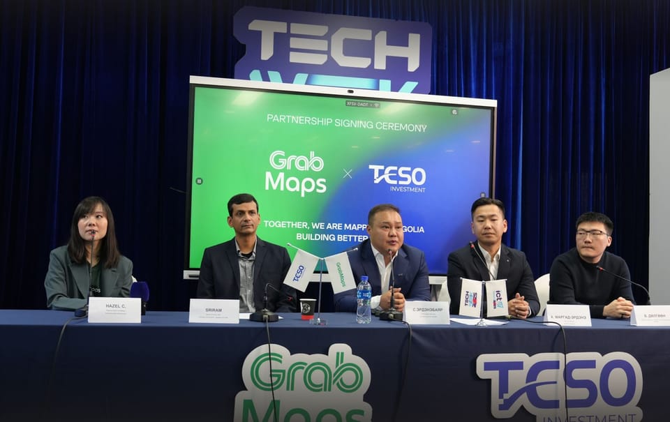 Тэсо инвестмэнтийн “Тино” апп “GrabMaps” компанитай стратегийн түншлэл эхлүүллээ