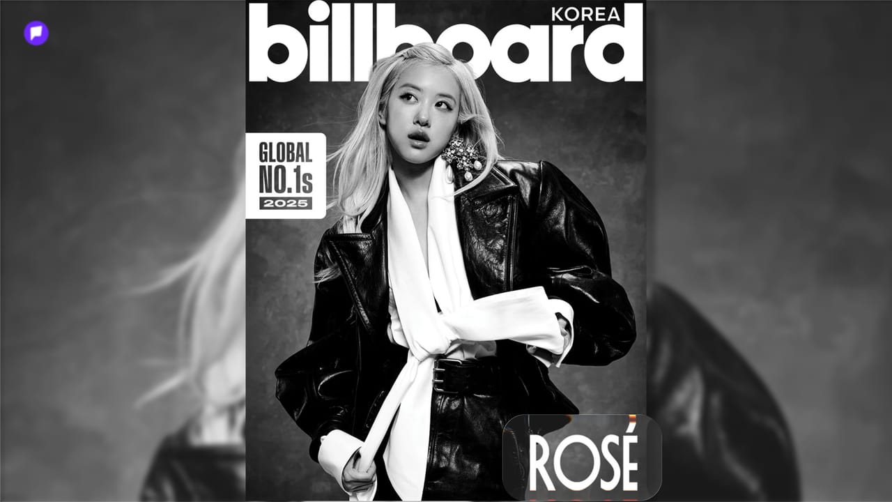 Billboard-оос гаргасан “2025 оны дэлхийн №1 артист”-аар Rosé нэрлэгдлээ